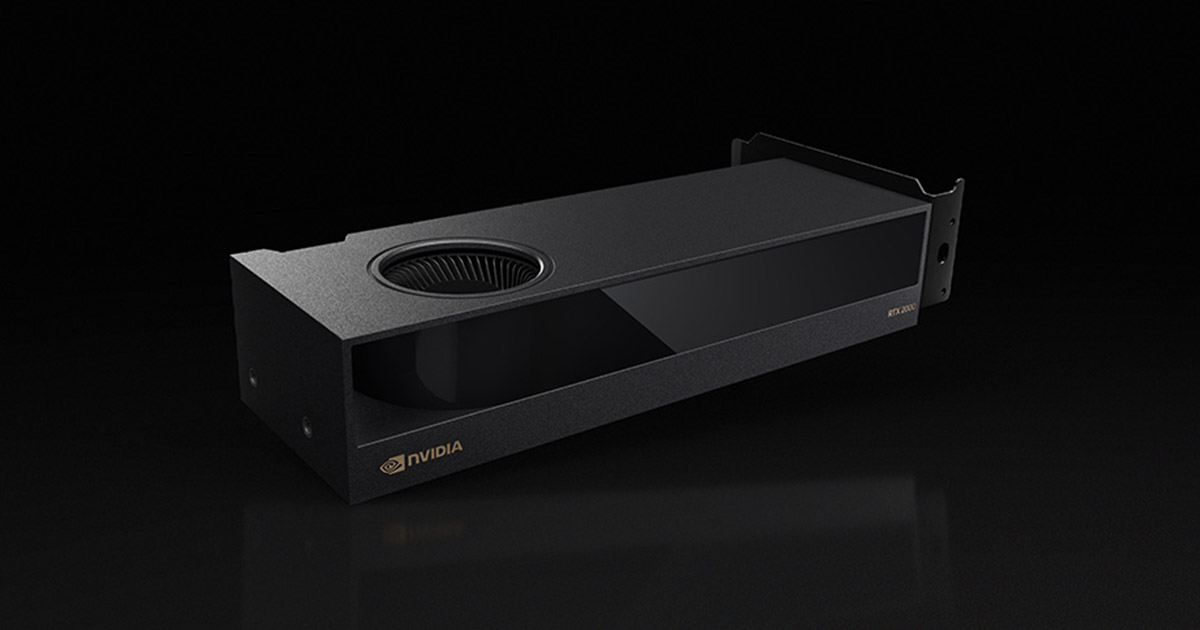 NVIDIA RTX 2000 Ada Generation — official product image