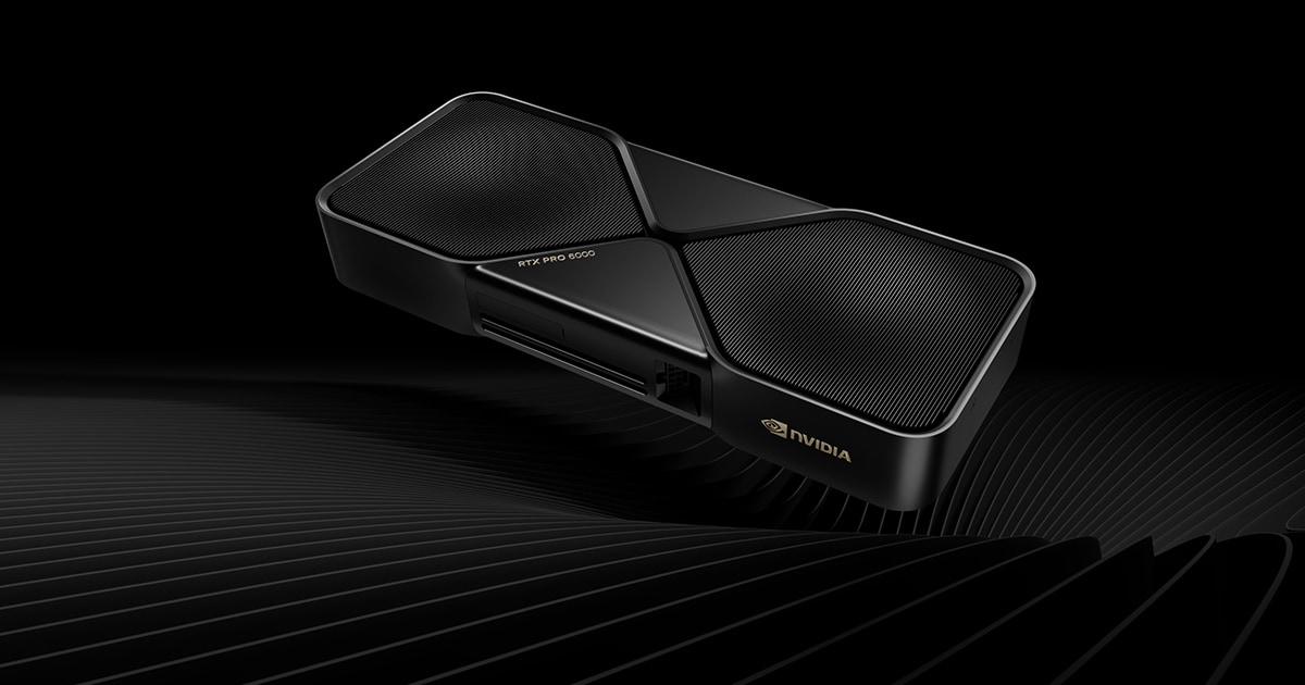 NVIDIA RTX PRO 6000 Blackwell Workstation Edition — official product image