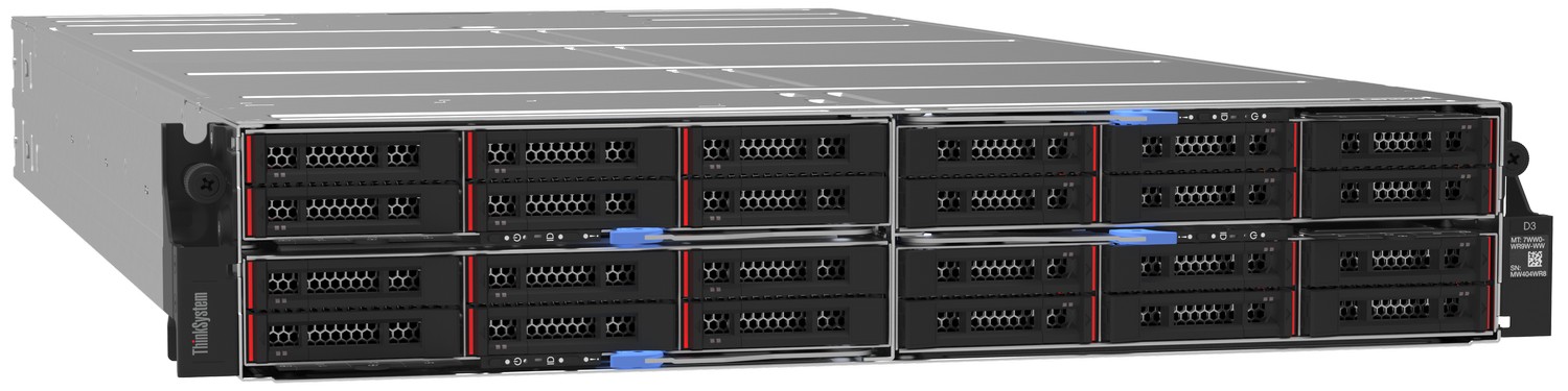 Lenovo ThinkSystem SD535 V3 product view