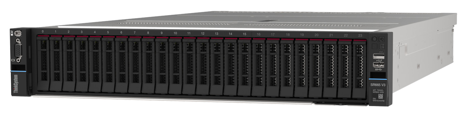 Lenovo ThinkSystem SR665 V3 product view