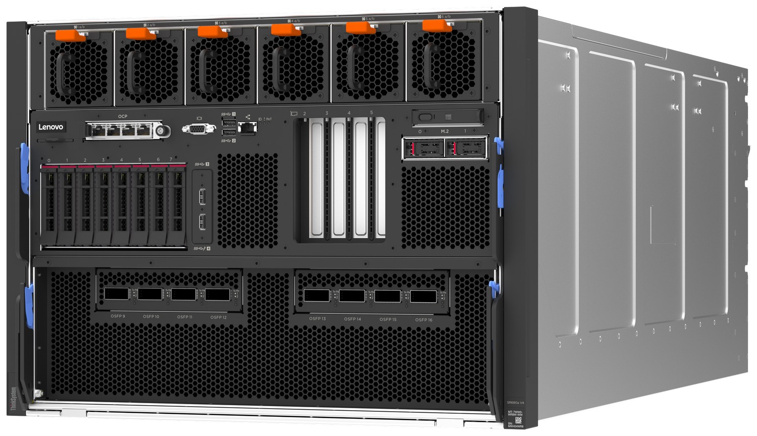 Lenovo ThinkSystem SR680a V4 product view